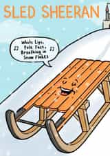 Ed Sheeran Christmas Pun created by Carl Batterbee