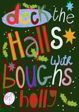 Deck The Halls created by Hinkypunk Illustration