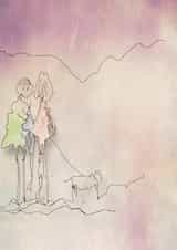 Walking the dog 1000 created by jacquelyn ready designs