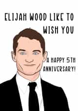 5th Anniversary Card created by Daniella Illustrates