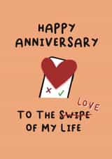 Happy Anniversary to the Swipe of my Life created by Design Strikes | Leanne