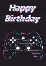 Birthday Card for gamers created by Kelman Cards