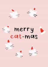 Merry Cat - mas Christmas Card created by SecretlyMegan