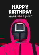 Happy Birthday Squid game card! created by Kasia Cards