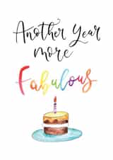 FABULOUS Birthday Card created by Lovely In Letters