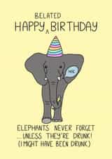 Happy belated birthday!  created by Schnauzer Scribbles