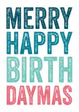 Merry Happy Birthdaymas created by Do You Punctuate?