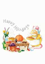 Thanksgiving Holidays Celebration Card  created by Vicky Kuhn