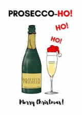Chrsitmas Prosecco HoHoHo created by Lolly's
