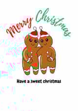 Christmas Cute Ginger Bread Card created by Lolly's