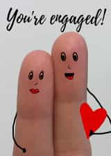 Engagement Card- Unique design created by Made by Betty