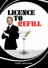 Happy Birthday James Bond 1001 created by Peter De Wreede