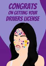 Congrats On Getting Your Drivers License Card created by TORIAillustration