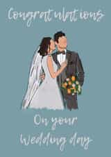 Congratulations on your Wedding day card created by StuArt