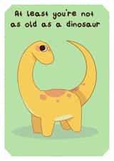 Old Dinosaur Card created by Abigail Taras