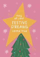 May all your festive dreams come true created by Curious Day