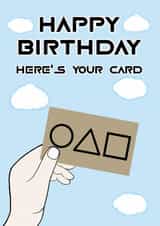 SQUID GAME BIRTHDAY CARD 1001 created by Mo&Co