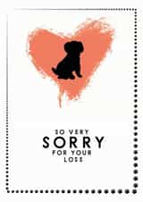 Pet bereavement - Dog created by Willow and Tweet Designs