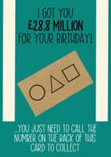 Squid Game Birthday Card created by Silky Rose Design