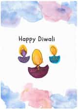 Happy Diwali Candles created by Cutesy Co.