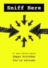 Farting Birthday Card created by Dangerous Dave