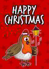 Christmas Robin Carol Singing created by Doodle Rob