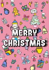 Cute Merry Christmas Card created by @CraftyMiaa