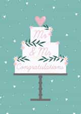 Mr & Mr wedding card created by Kamiya Chirodian