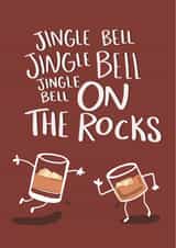 Jingle Bell On The Rocks Christmas Card created by Knotty Cards