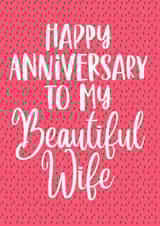 Happy anniversary to my beautiful wife created by Prints With Personality