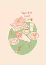 Arty Birthday Card - Have The Best Day! - Picnic created by Lydia Ellen Greaves