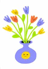 Tulips Thank You card created by Holly Collective