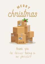 Merry Christmas Neighbour- Thank You Christmas Card created by Moonshine Prints