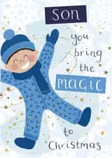 Son Magic Christmas Card 1001 created by Sarah Catherine