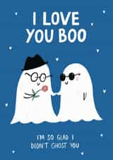 I Love You Boo Halloween themed card  created by Abigail Burch