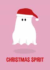 Christmas spirit card created by Nifty Cards