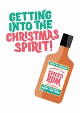 Getting Into the Christmas Spirit Caribbean Rum Card created by Tihara Smith