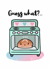 Pregnancy announcement card! created by Swish & Scribble