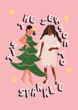 Tis the Season to Sparkle Christmas Card created by Absolutely Adela