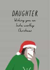 Instagram - Selfie - Instagram Story - Daughter - Teenager - For Her - Modern - Wishing You An Insta Worthy Christmas - Christmas Card created by Urban Collie