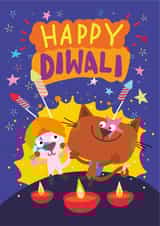Happy Diwali created by Banjo Robinson