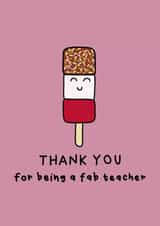 Thank you for being a fab teacher! created by Raptor Designs