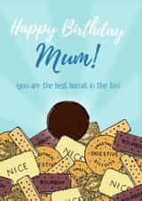 Mum Biscuit Birthday Card created by Pecan Creations