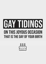 Gay Tidings created by Darren Hooper
