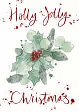 Holly jolly Christmas created by Amaisin’ cards