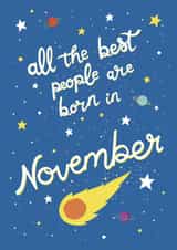 Cosmic November Birthday created by Emma Blue