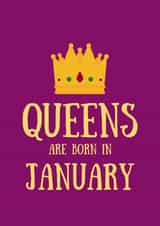 January Birthday Card 1000 created by SJdesigns