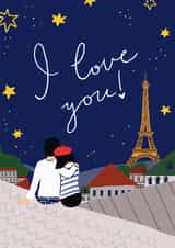 Paris romantic card created by Olla