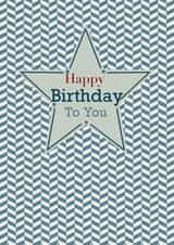 Star Birthday card created by VerUnique Designs