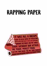 Rapping Paper created by Phaedra Peer